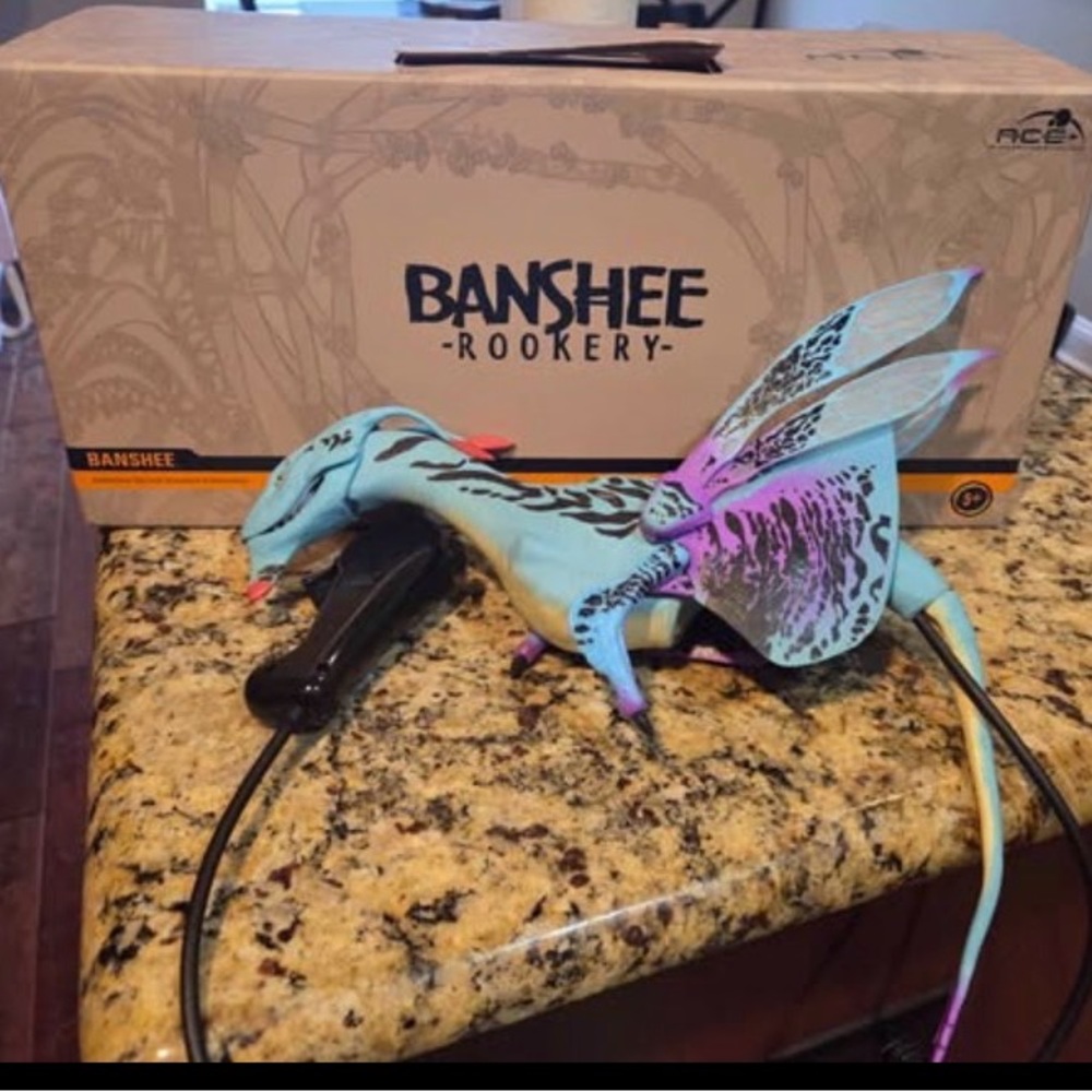 Disney Banshee Toy - Blue and Purple